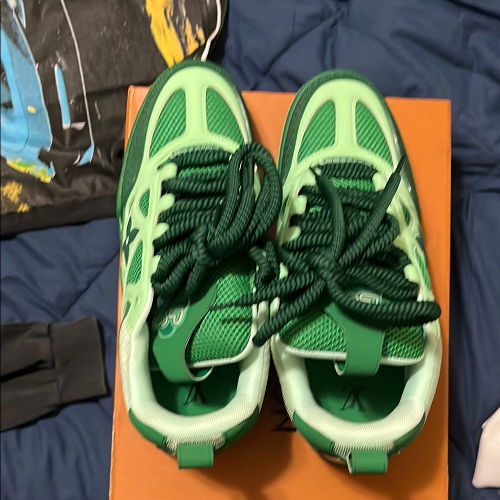 Louis Vuitton Green Sneakers